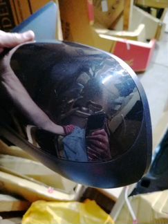 Зеркало левое Chevrolet Aveo Т-250 чёрный металлик