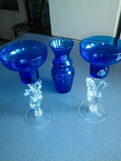 Набор синий Русский хрусталь