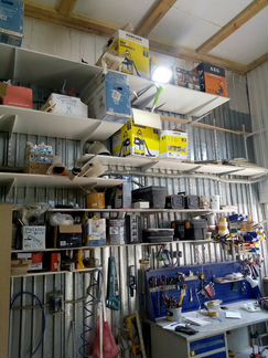 Системы хранения для гардеробной гаража