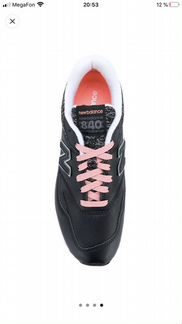 Кроссовки чёрные New Balance 840 б/у 37 разм