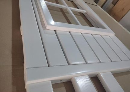 Кровать двухъярусная домик детская чердак комод