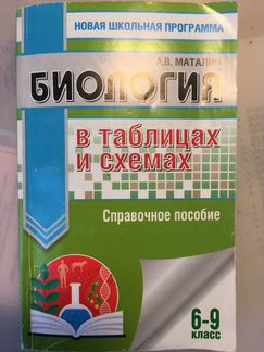Справочник для огэ и егэ по биологии Маталин