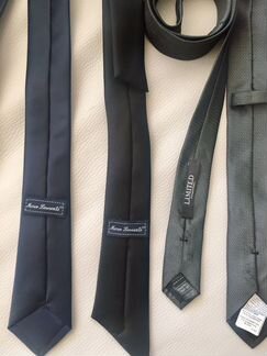 Шёлковый галстук чёрный