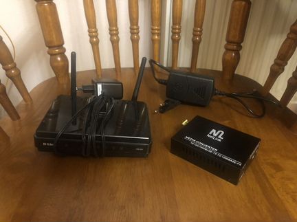 Wifi роутер D-Link dir-651 и гигабитный медиаконве
