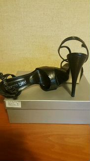 Итальянские босоножки из кожи питона