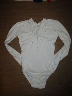 Купальник спортивный хлопок белый