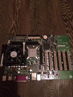 Материнская плата, процессор и куллер