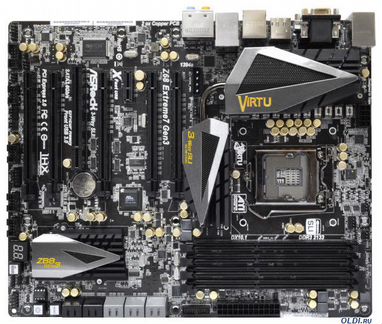 1155 Флагманская asrock Z68 Экстрем Седьмая+3770