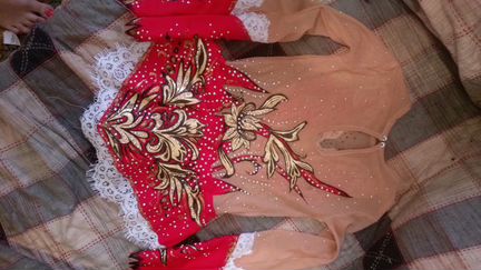 Купальник для художественной гимнастики русский на