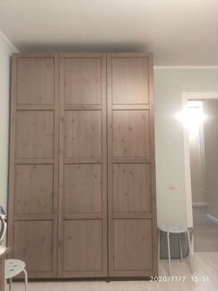 Шкаф большой IKEA hemnes морилка