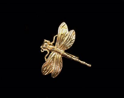 Винтажная брошка Стрекоза