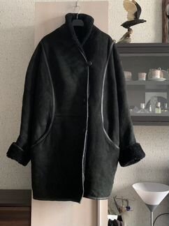 Дубленка натуральная винтаж, Оверсайз