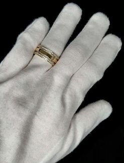 Золотое кольцо с бриллиантами