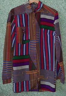 Разноцветная блуза