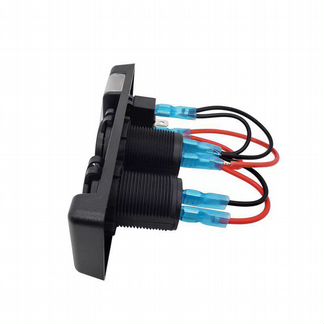 USB-зарядка и разъем 12В встраиваемая