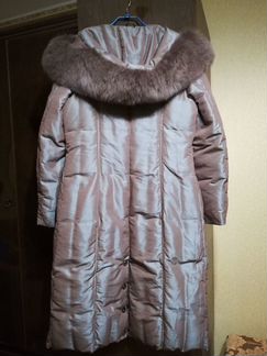 Пуховик удлиненный зимний