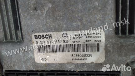 Блок управления, Двигателем Renault Espace 4 2002