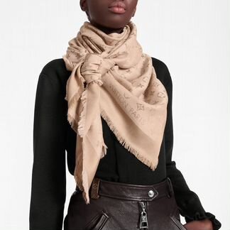 Шаль платок палантин louis vuitton осень