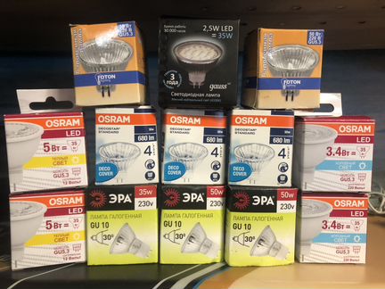 Лампочки под цоколь GU5.3