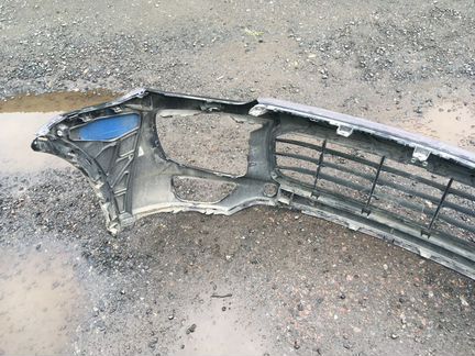 Porsche Cayenne 958 передний бампер под омыватель