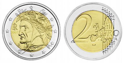 2 Евро. Италия 2002