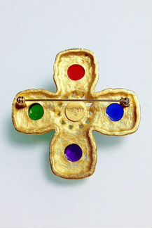 Винтажная брошь от Ann Taylor в форме креста