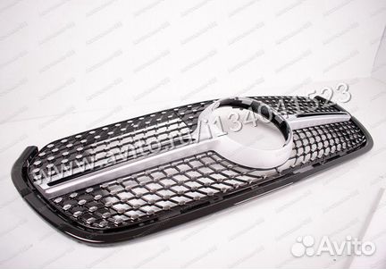 Решетка радиатора 43 AMG Mercedes X-klass серебро