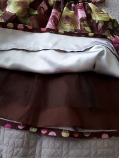 Летнее нарядное американское платье