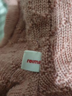 Зимняя шапка шлем reima с рождения до 6мес