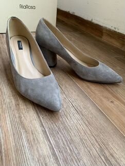 Замшевые туфли