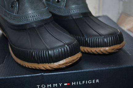 Новые резиновые ботинки Tommy р.us8/ru40