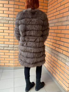 Шуба из песца