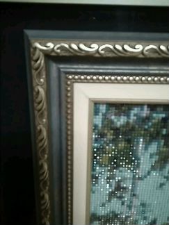 Алмазная мозаика. Берёзки