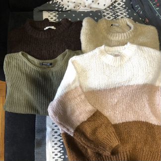 Пакет вещей, свитера оверсайз mango