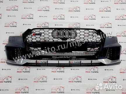 Передний бампер Audi A5 16-19г в стиле RS5