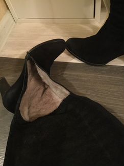 Сапоги замшевые (натуральная) еврозима