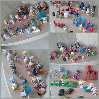 Мини игрушки(собачки, кошечки,лтл pet shop)