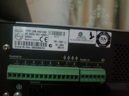 Трансляционный усилитель bosh (Philips) LBB 4421/0
