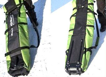 Чехол для сноуборда и лыж на колесах