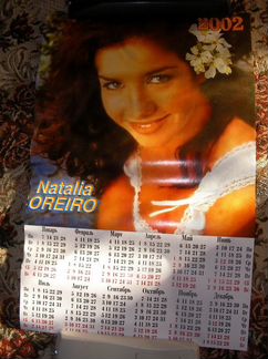 Календари Наталия Орейро Natalia Oreiro (2002)