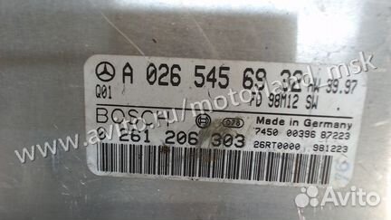 Блок управления, Двигателем Mercedes ML W163, 1999