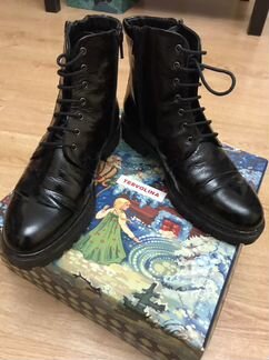 Ботинки tervolina кожаные