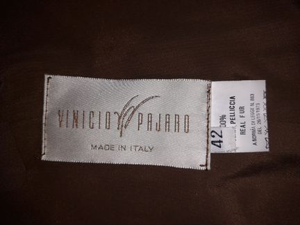 Норковая жилетка Vinicio Pajaro, 42