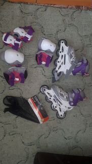 Ролики детские на 6 размеров, защита, поильник