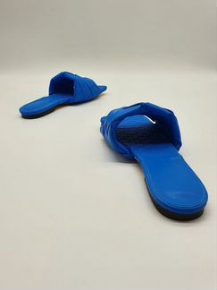 Шлепанцы bottega veneta крупное плетение