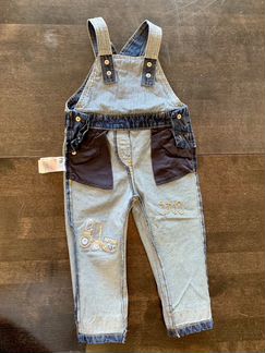 Джинсовый комбинезон для мальчика Mothercare