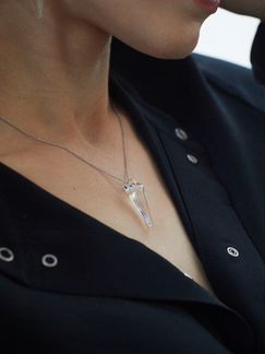 Ювелирная подвеска с кристаллом Swarovski