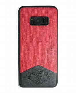 Чехол-накладка для Samsung G950 S8 TOP fashion Santa Barbara TPU красный Блистер