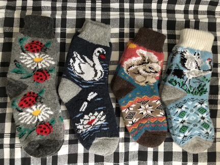 Шерстяные носки