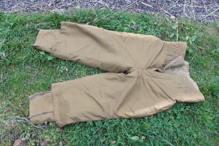 Редкий военный бушлат и тёплые штаны